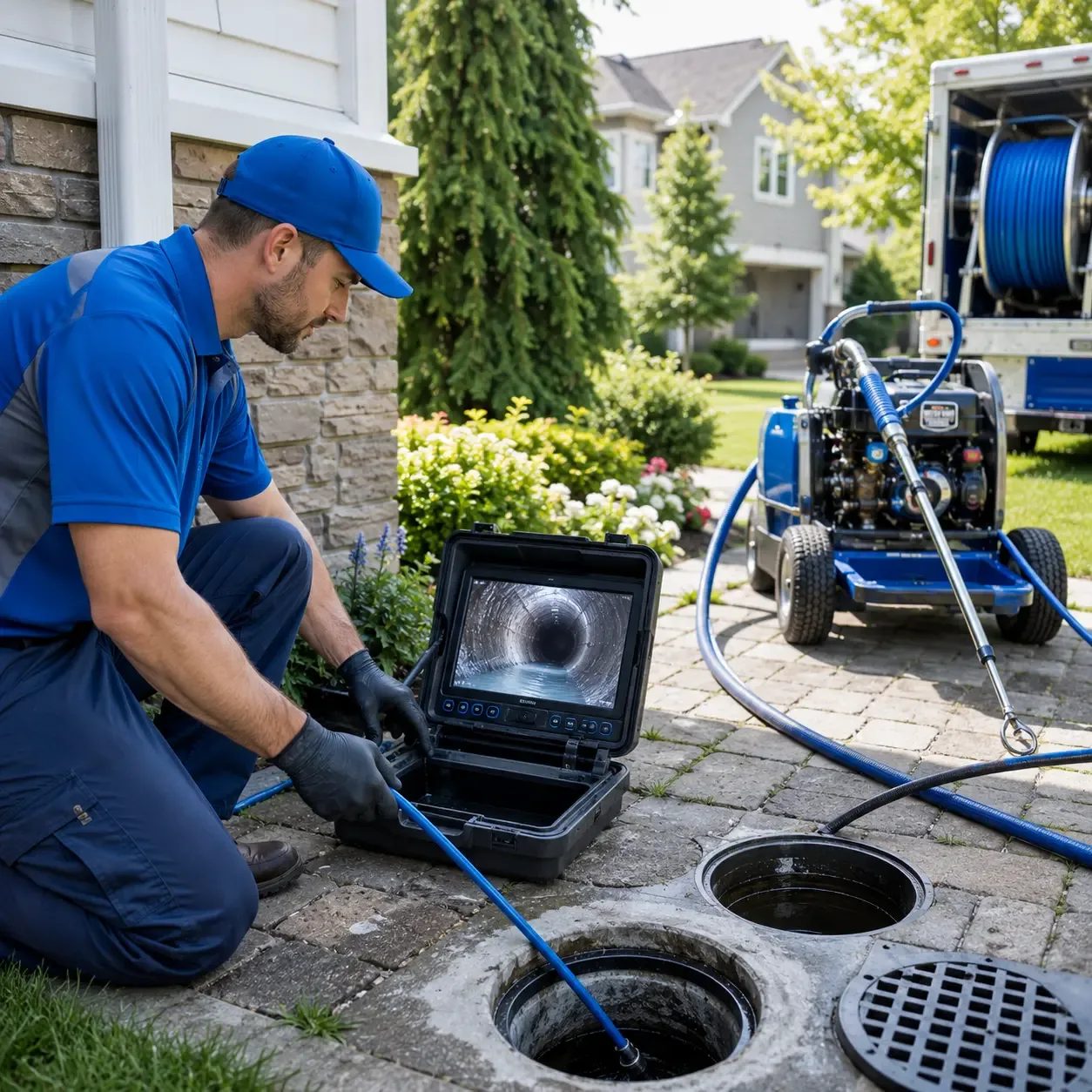 Outdoor drain cleaning professionals serving Great Bend, KS